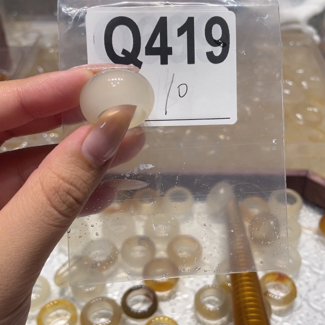 玛瑙/玉髓未镶嵌戒指419