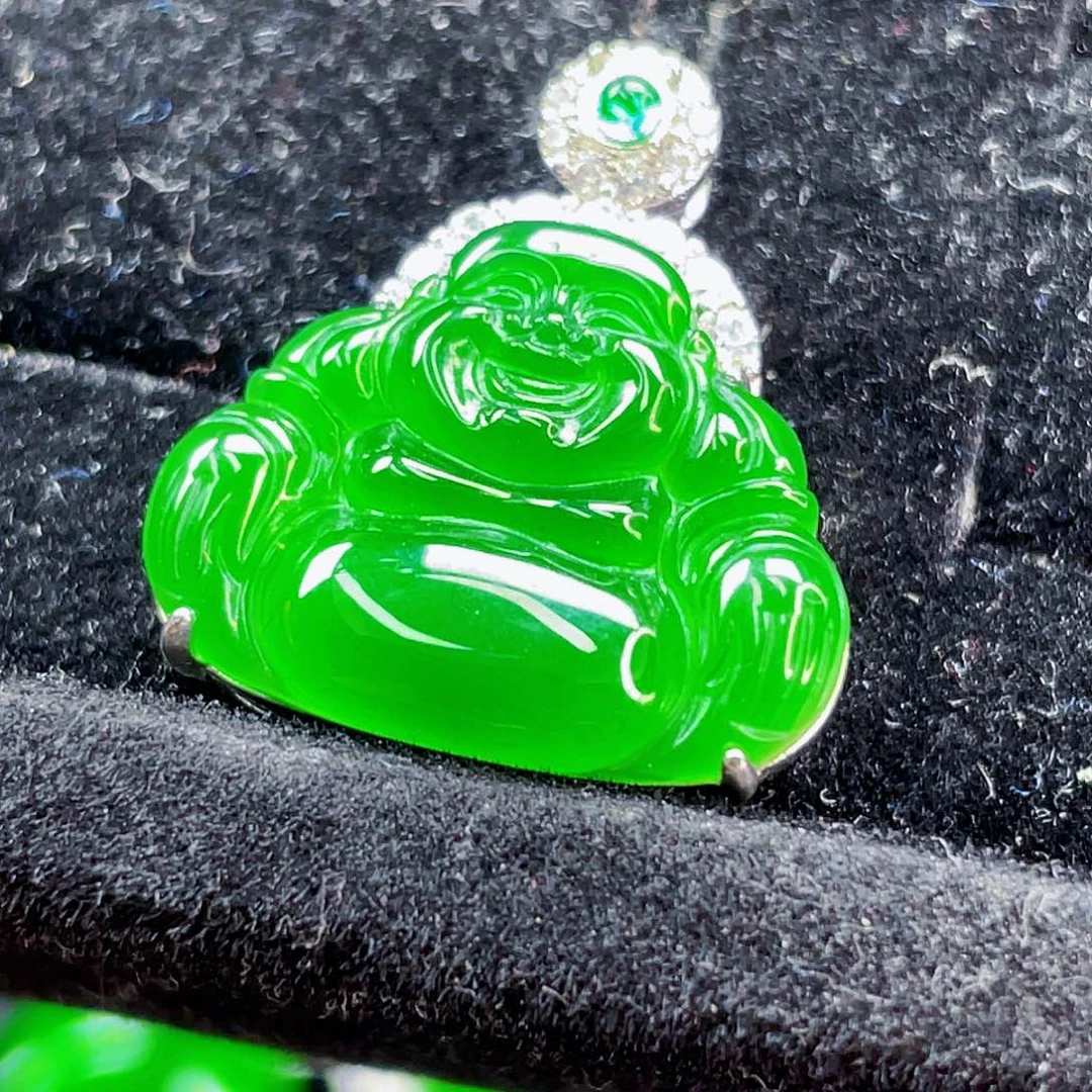 翡翠未镶嵌吊坠(不含链)777