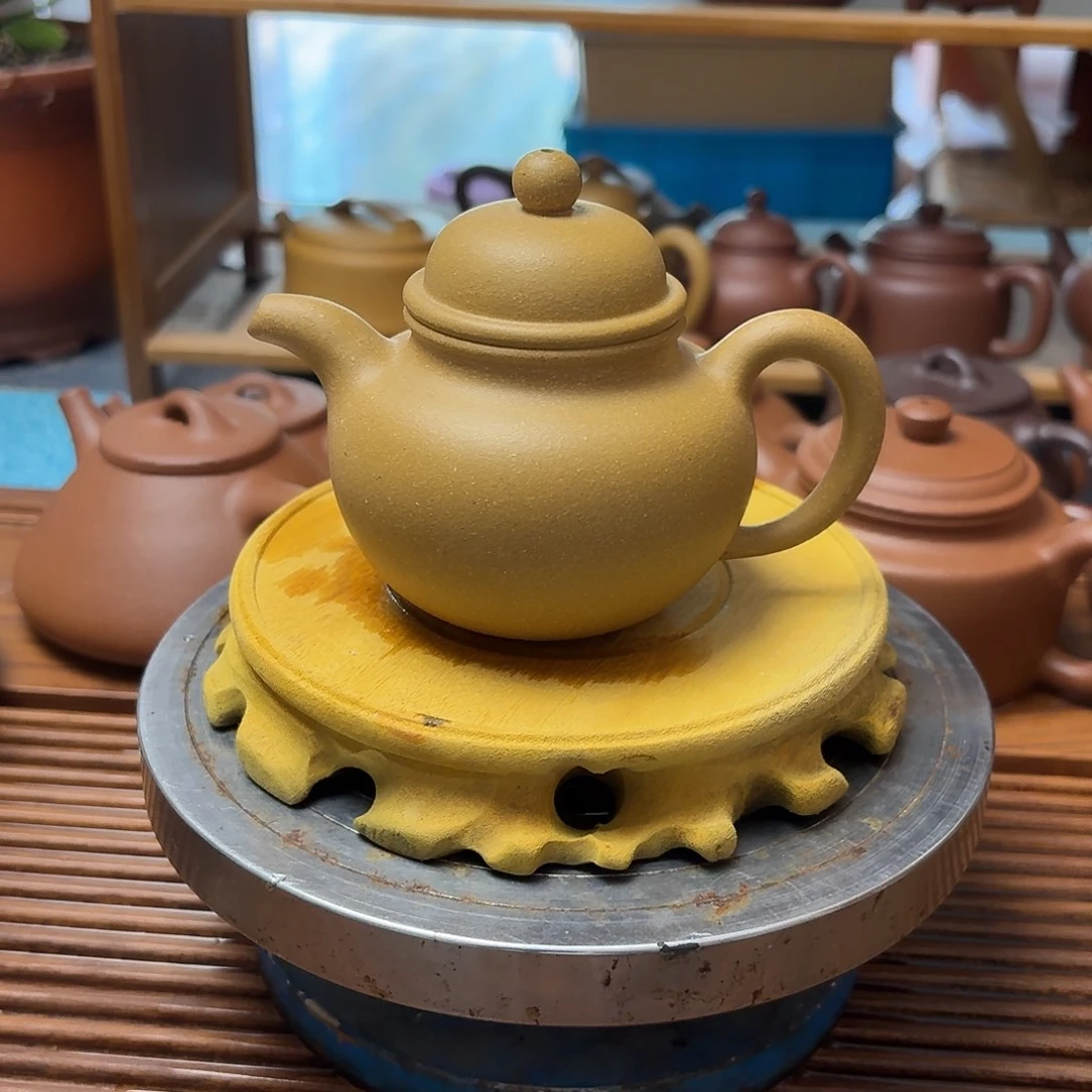 茶壶紫砂半手工制作1