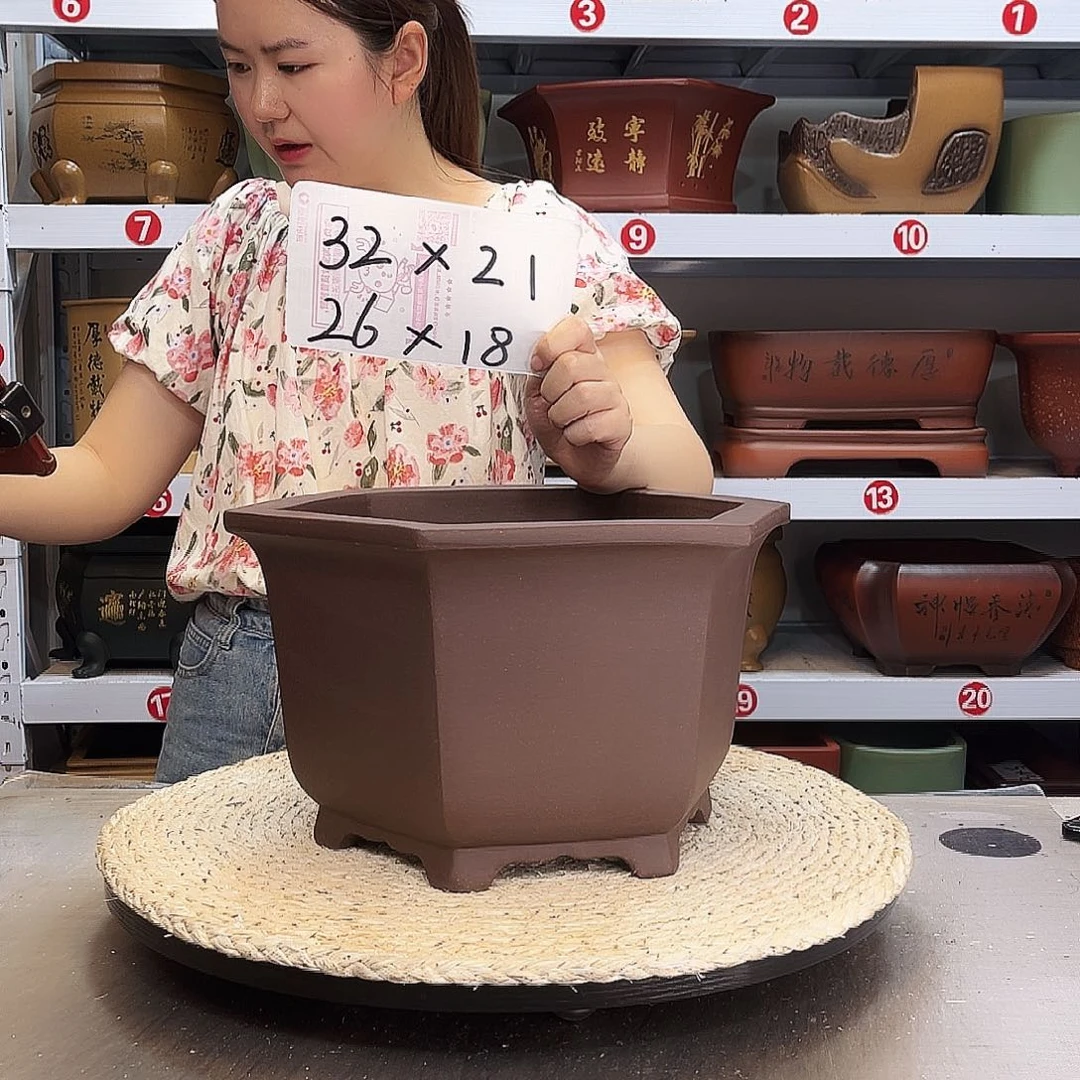 紫砂花盆紫砂花盆