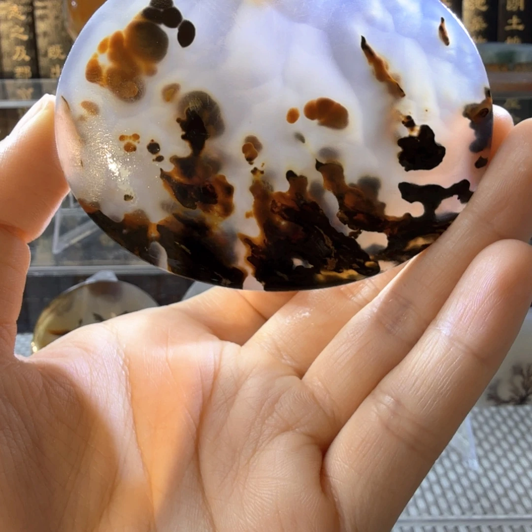 玛瑙/玉髓未镶嵌吊坠(不含链)21