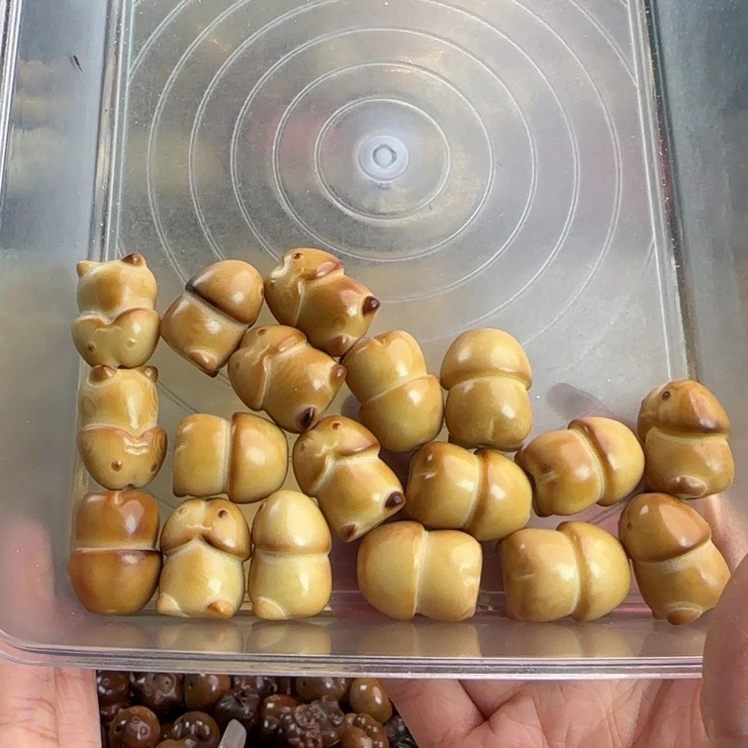 菩提根/象牙果吊坠全品牙果卡24-26炭烤蘑菇钉钉2颗