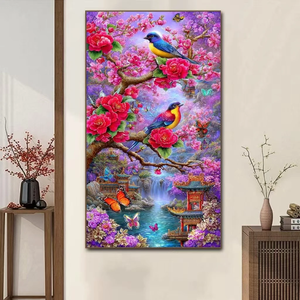 定制十字绣 原创版权喜上眉头大格123*75没绣的f2229