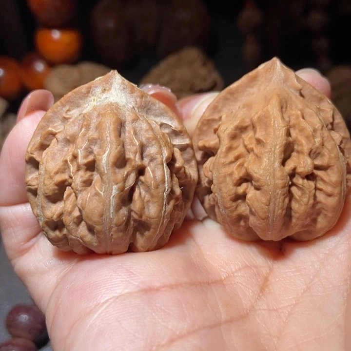 把件文玩核桃东北楸子小雪190