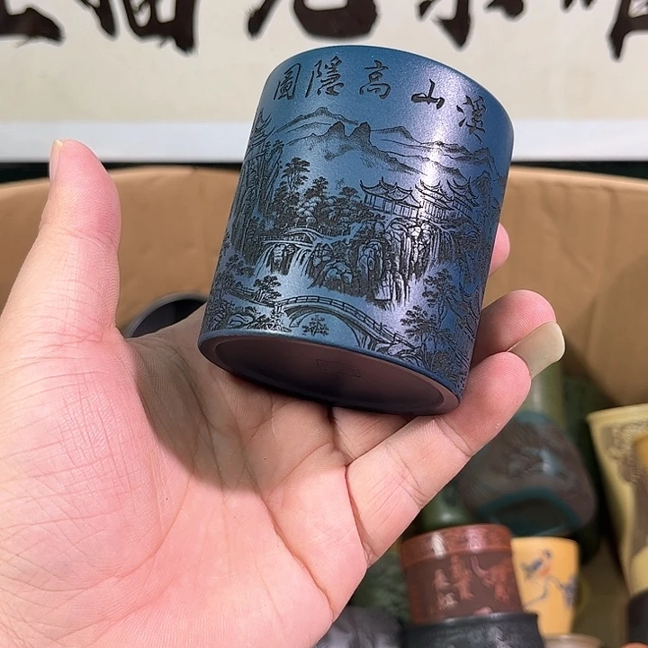 茶杯紫砂全手工紫砂主人杯