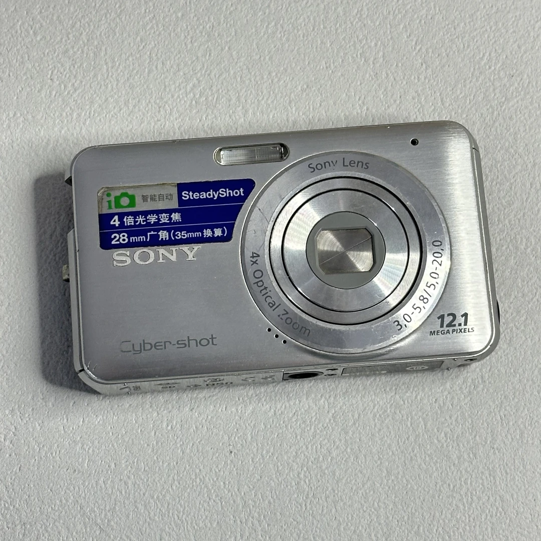 9新 Sony/索尼 W310 1210w像素4倍光变 屏微黑印屏贴膜 冷白皮CCD