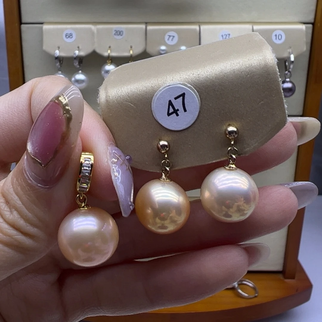 淡水珍珠颈饰银S925镶嵌