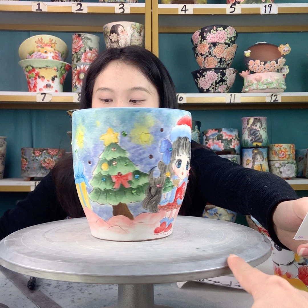 罐景德镇手工瑕疵699