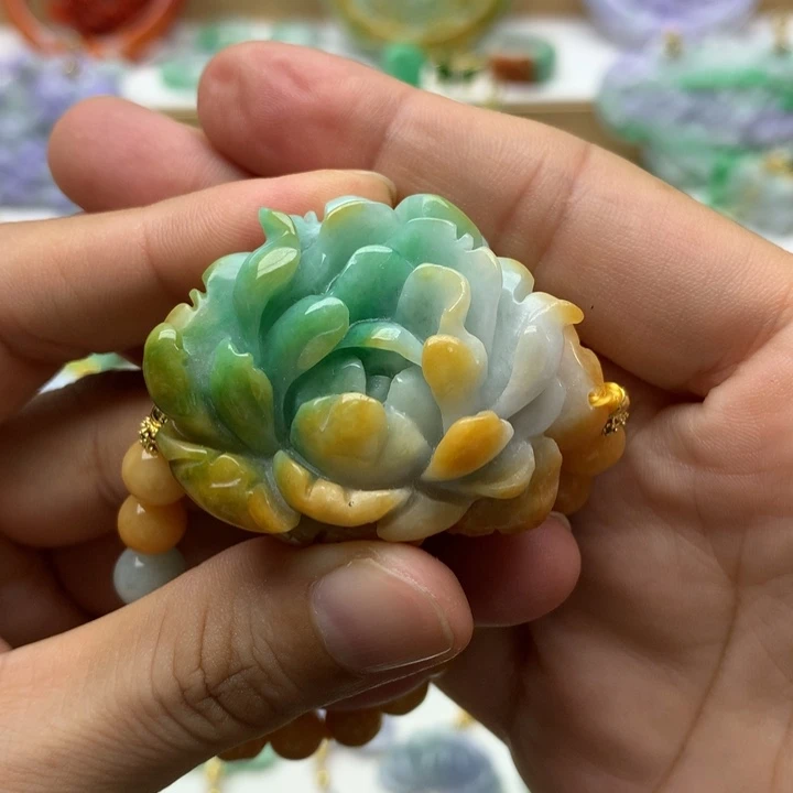 颈饰未镶嵌翡翠翡翠