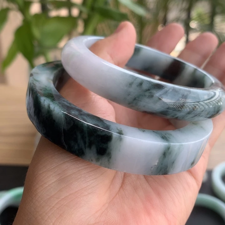 定制翡翠未镶嵌手镯58.5-61