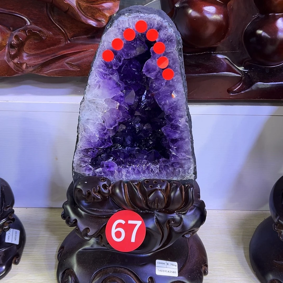 紫晶未镶嵌大型摆件（非配饰）