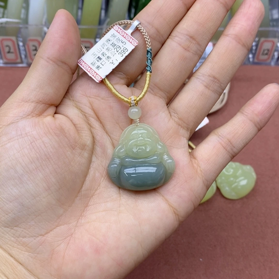 和田玉未镶嵌吊坠(不含链)