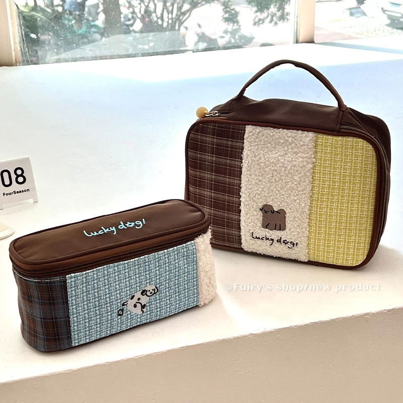 拼格化妆包大容量立体便携手提旅游出差分区整理新款化妆品收纳包