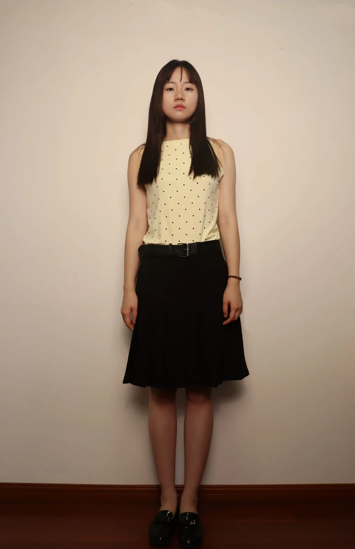 黄色波点甜美小清新复古少女风韩系背心气质百搭设计师吊带无袖夏