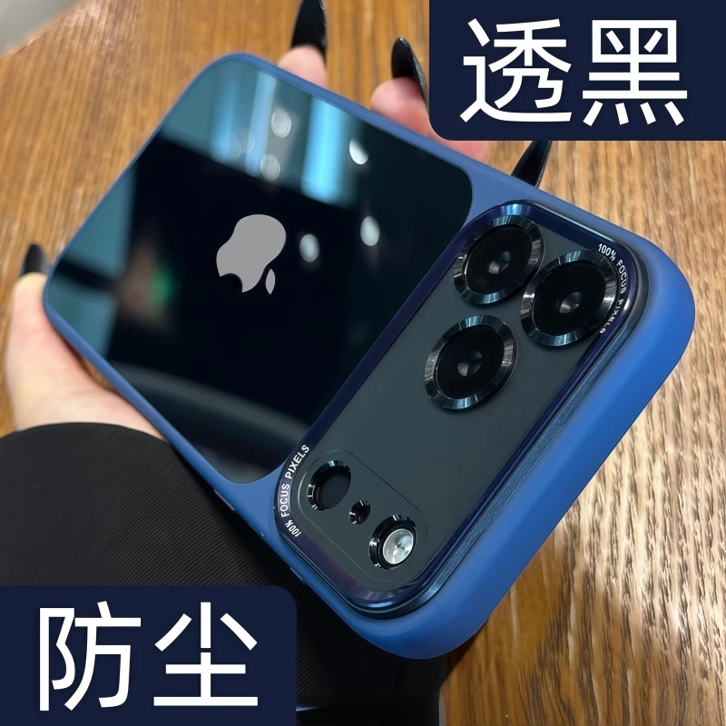 金属镜头适用苹果17promax手机壳iphone16拍照按键15pro透明14/13