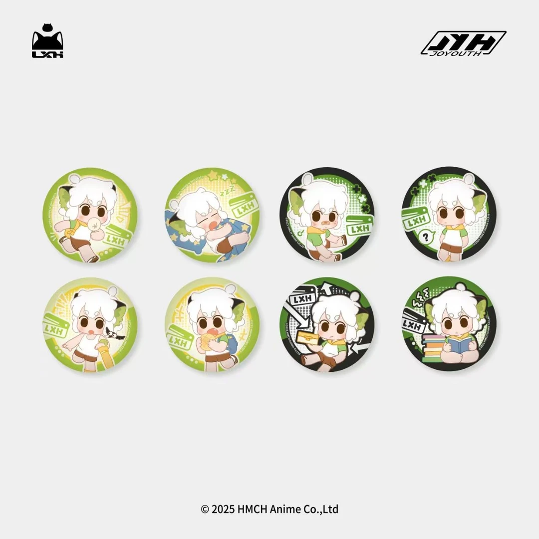 （平拆）《罗小黑》战记美好一天系列马口铁徽章二次元收藏