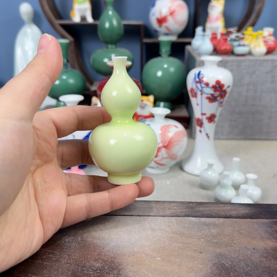 陶瓷手工小花器摆件