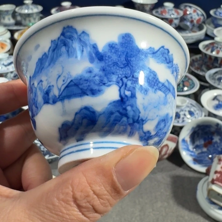 景德镇手工手绘杯