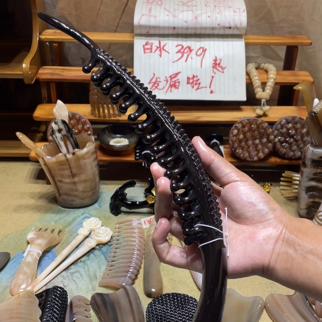 枣木黑水钻背水滴擀筋棒