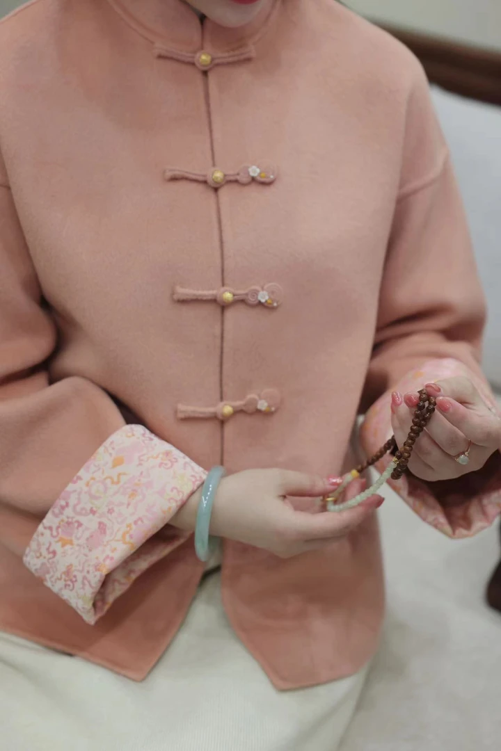 【楚遥】秋冬上新国风复古气质中式短外套