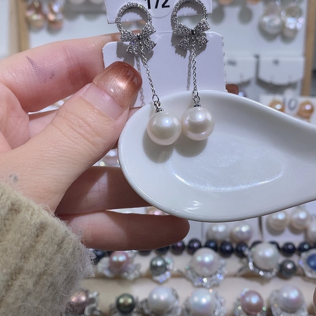 淡水珍珠耳饰未镶嵌w11.2