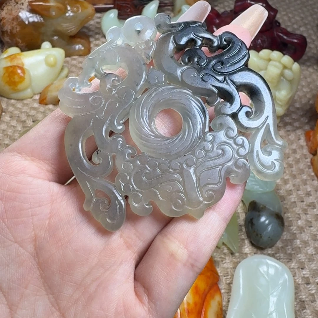 吊坠白玉菩提挂件