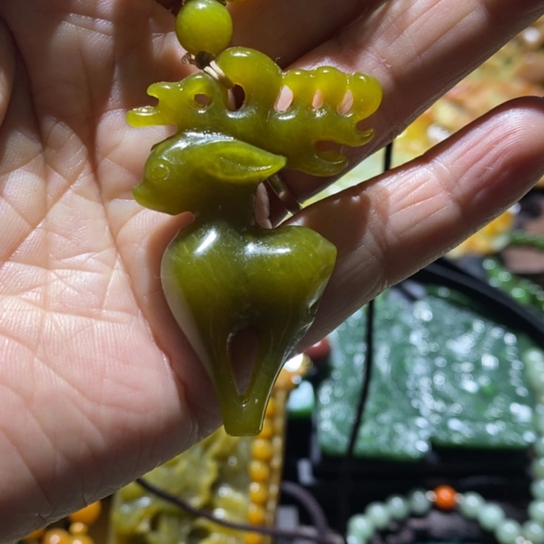 【闪购商品】岫玉毛衣链未镶嵌