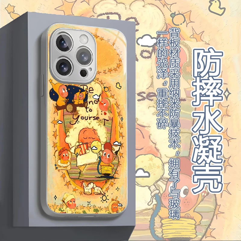 适用苹果华为vivo一加iPhone14小米三星泡泡玛特星星水凝手机壳