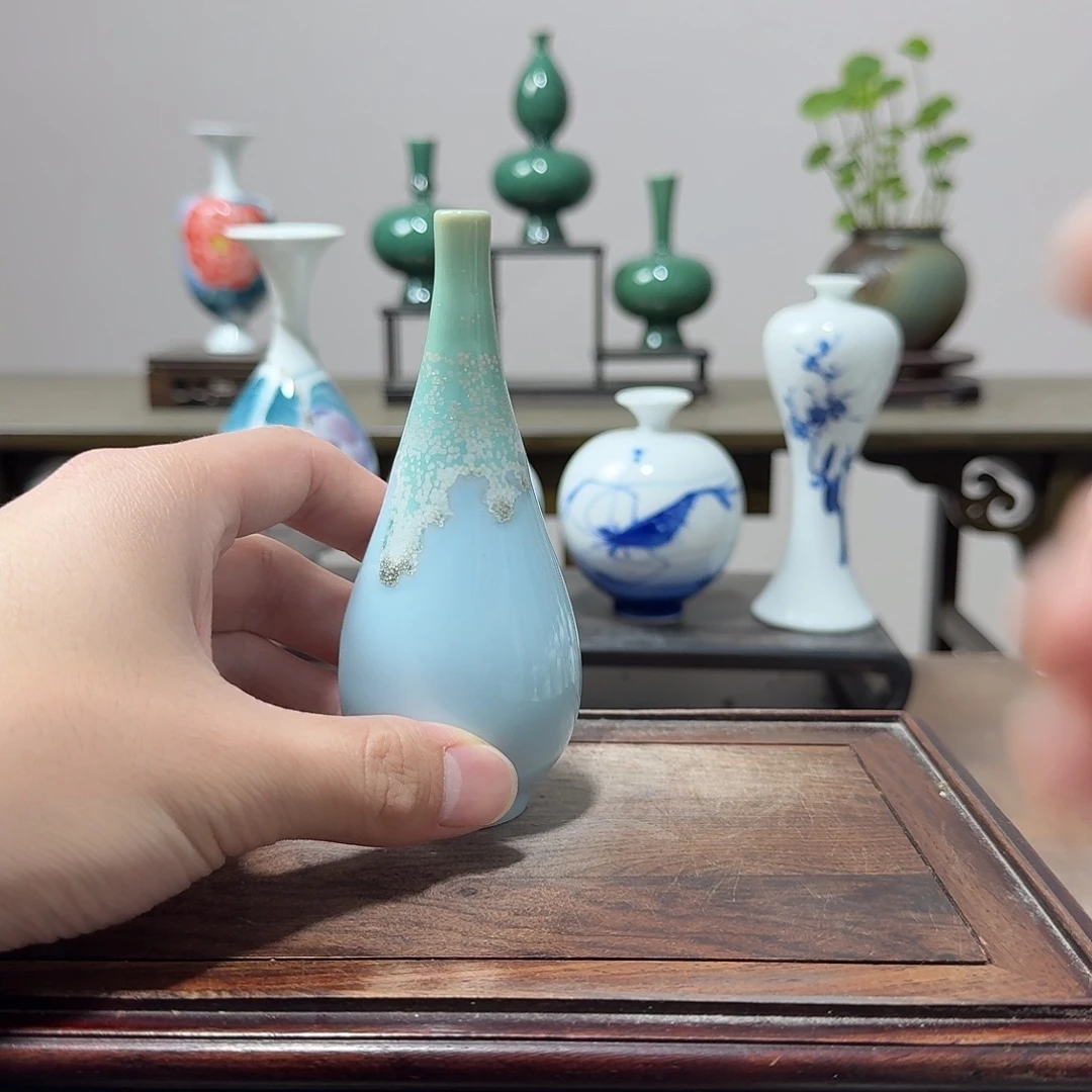 陶瓷手工非常迷你小花器