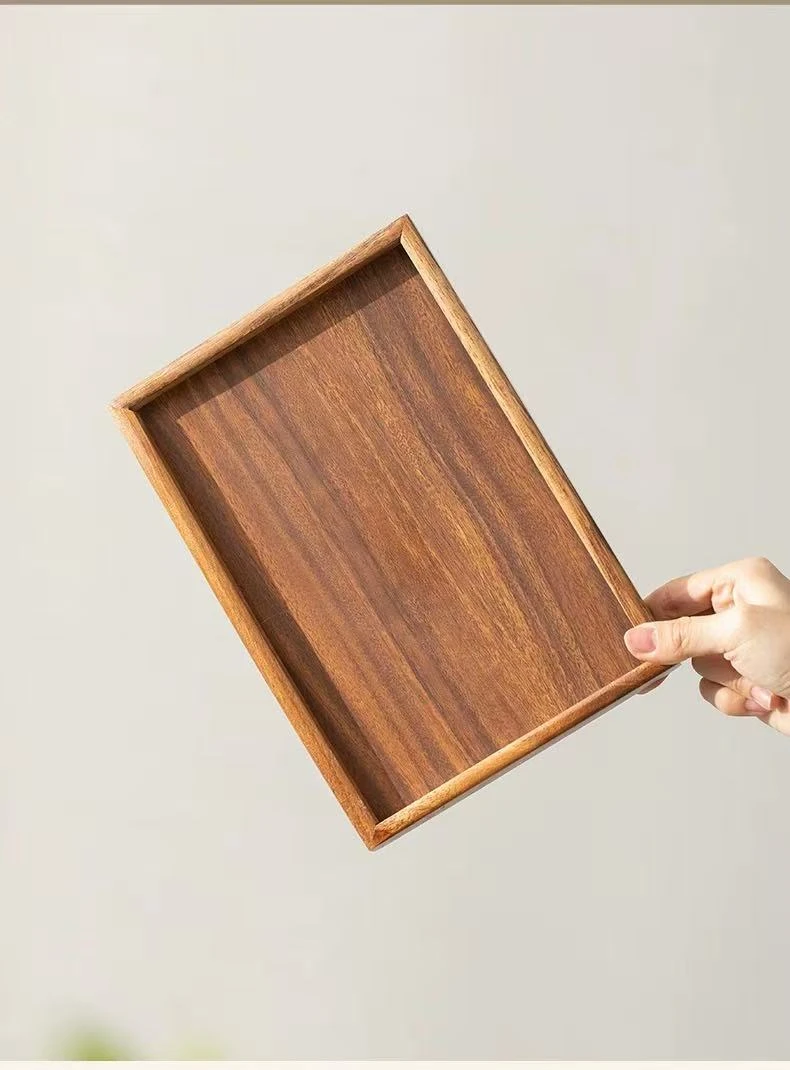 胡桃木小托盘实用盘