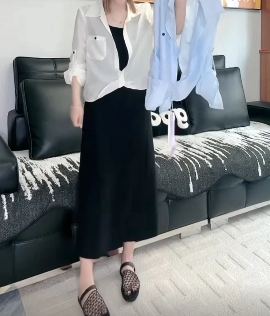 时尚套装INS风针织网红休闲风休闲气质吊带裙百搭减龄宽松夏季