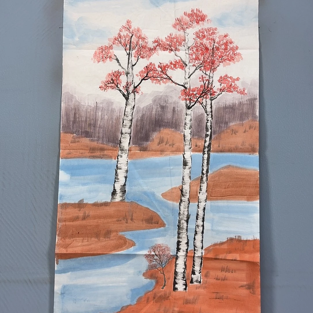 国画2117 牡丹一如您的脸颊