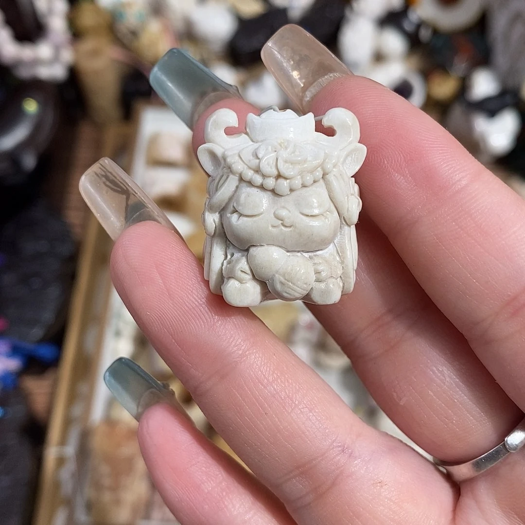把件鹿骨M22福鹿鹿角