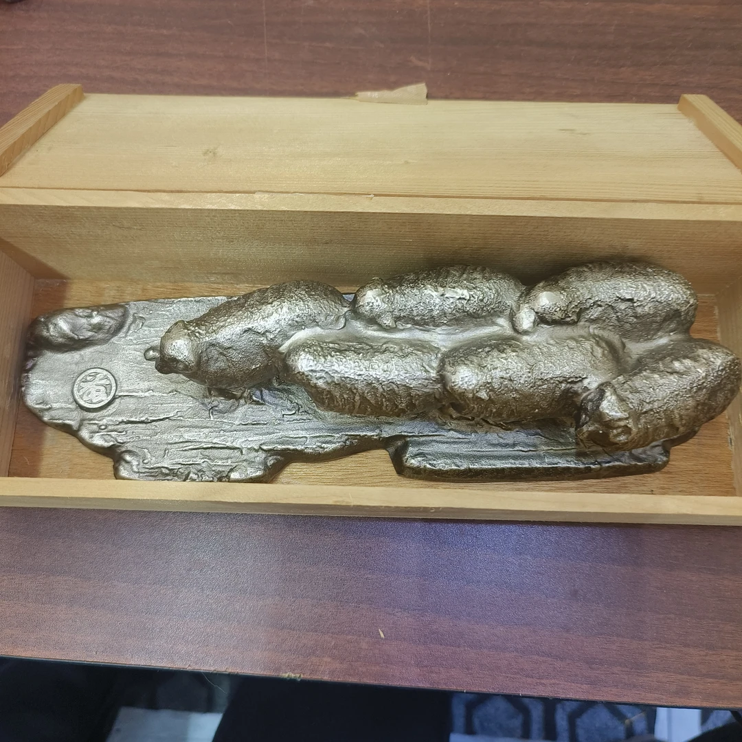 玲珑堂精品黑胡桃木温茶器底座 茶道暖茶实木保温底座 992