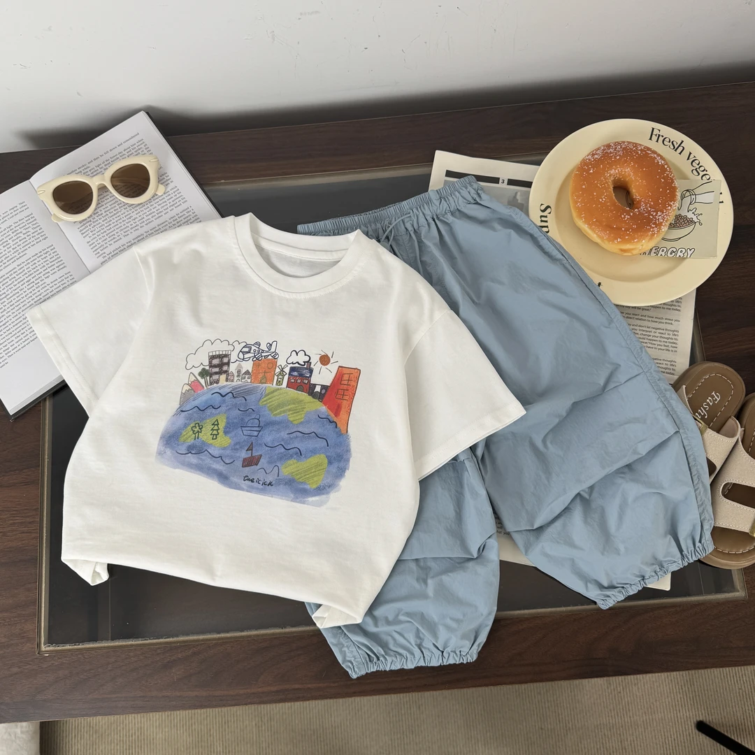 【新品】2025年新款儿童短袖时尚夏季穿搭短袖BMX251180