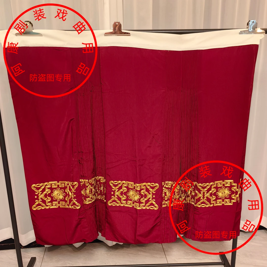 阿康剧装好绉全金鱼鳞老旦腰包京剧戏曲服装演出佘太君老旦马面裙