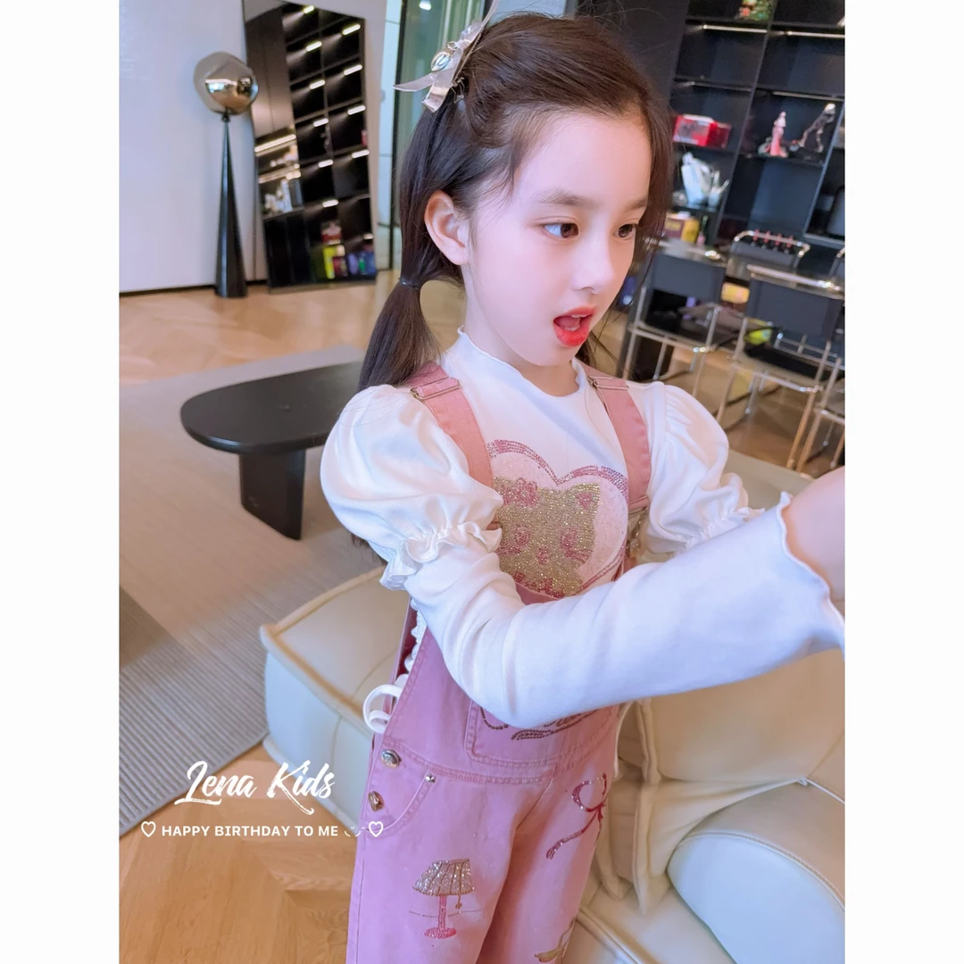 【现货】MOANA【甜妹系列！洋气背带裤上衣套装】时尚高品质25090504