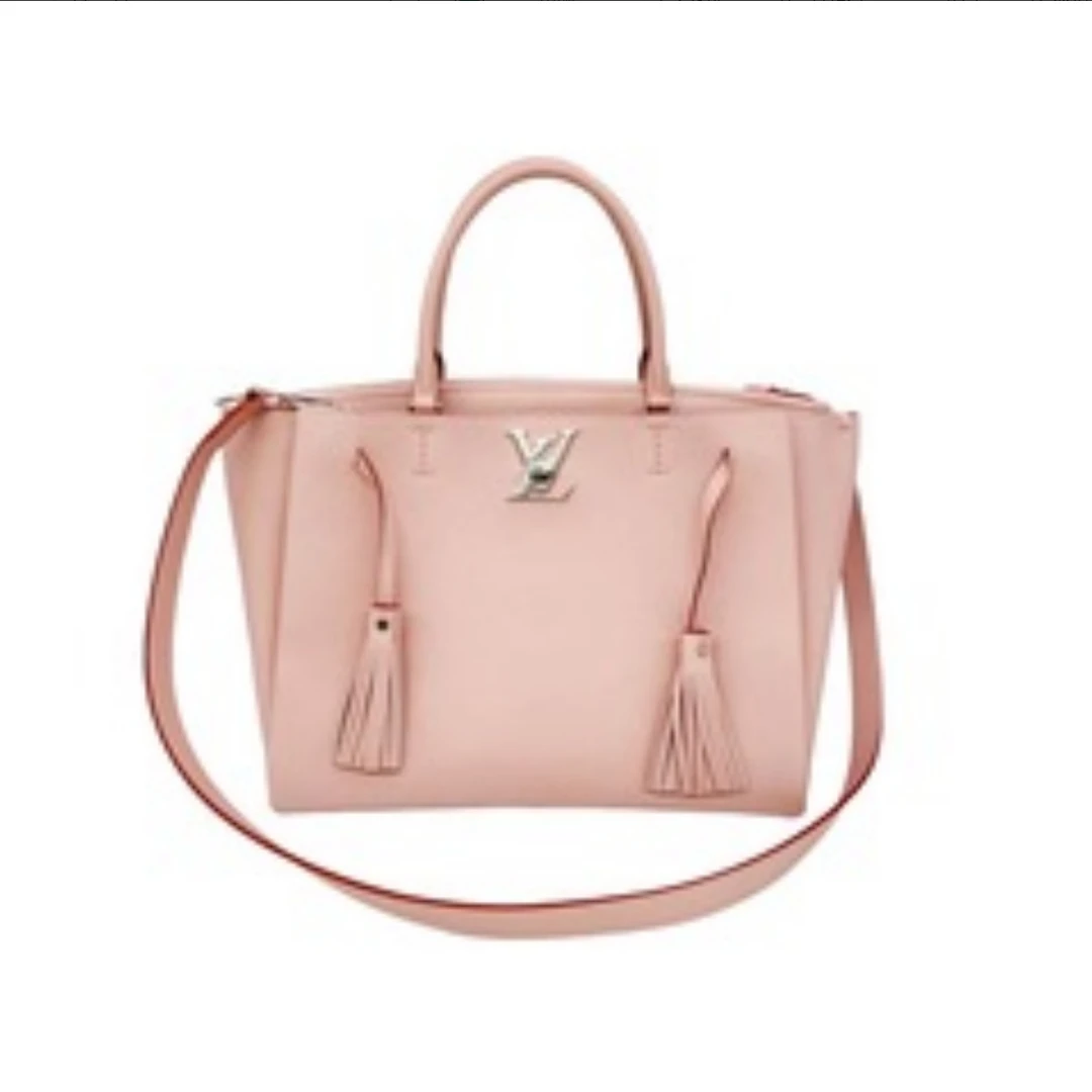 95新 LouisVuitton/路易威登 银粉抽穗手提单肩包