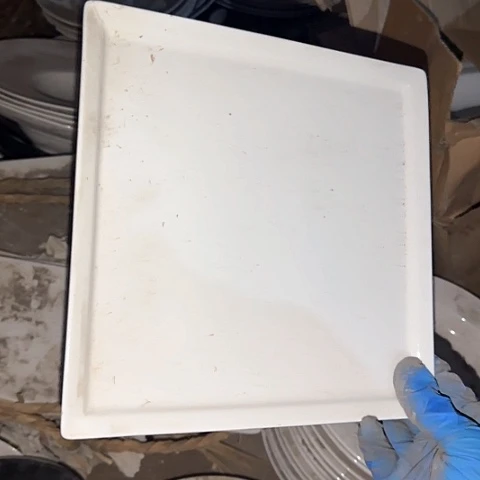 瓷片国营厂库存微瑕20厘米