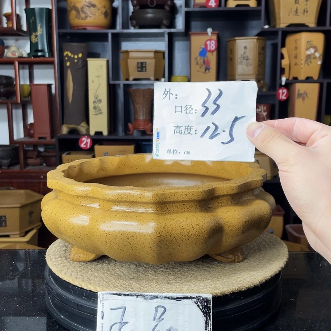 紫砂D-婉秋紫砂花盆