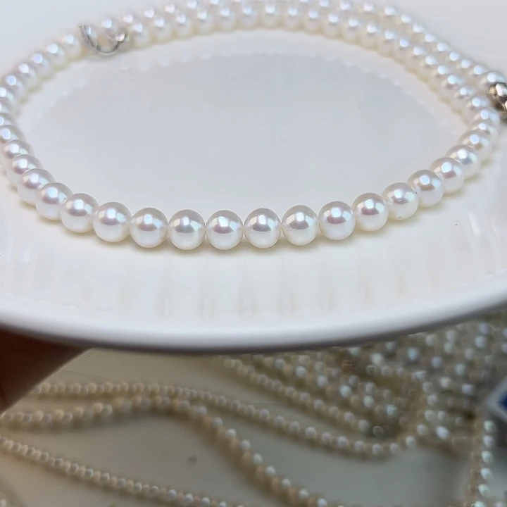 颈饰未镶嵌淡水珍珠极光xuancai6-7