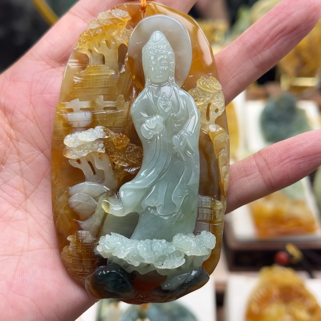 印***记未镶嵌岫玉挂件挂件
