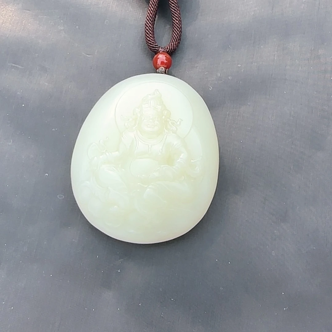 【闪购商品】和田玉颈饰未镶嵌黄财神吊坠