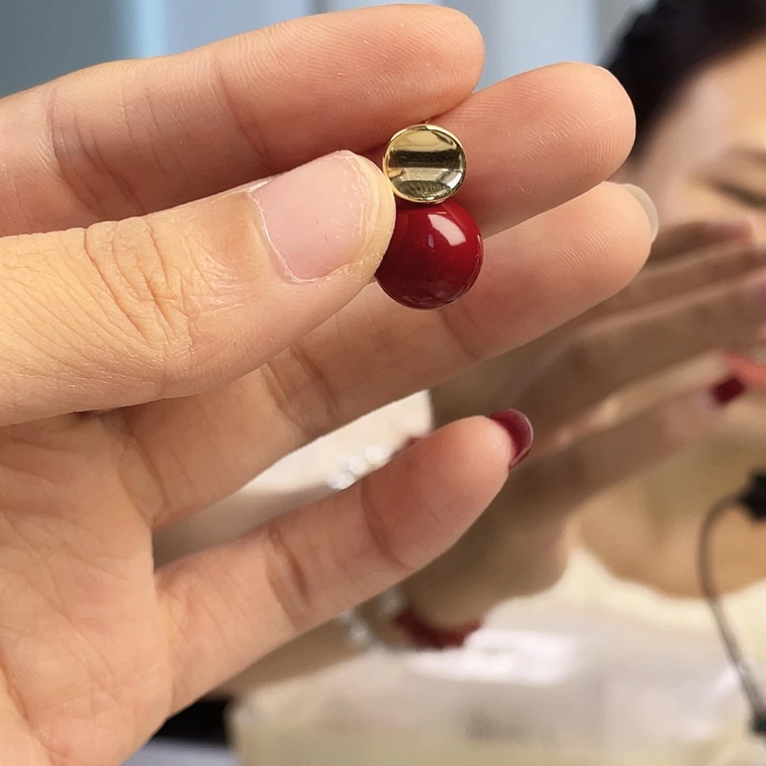 琉璃纯铜合金金红豆