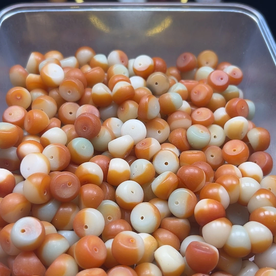 菩提根/象牙果手串卡14马蹄蒜瓣470颗