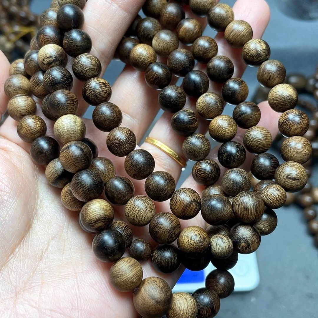 沉香手串骐*白棋瘤疤0.8