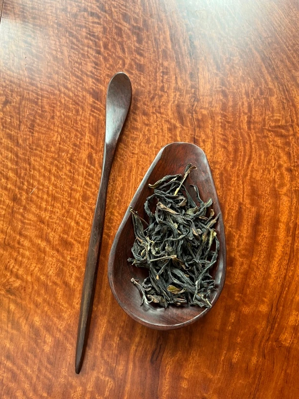大红酸枝茶则茶勺子茶匙茶具配件交趾黄檀茶道六君子手工制作