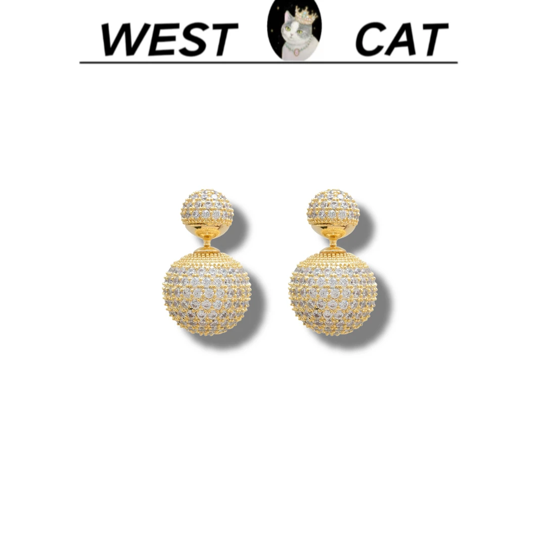 外货高品高奢耳钉W-2378