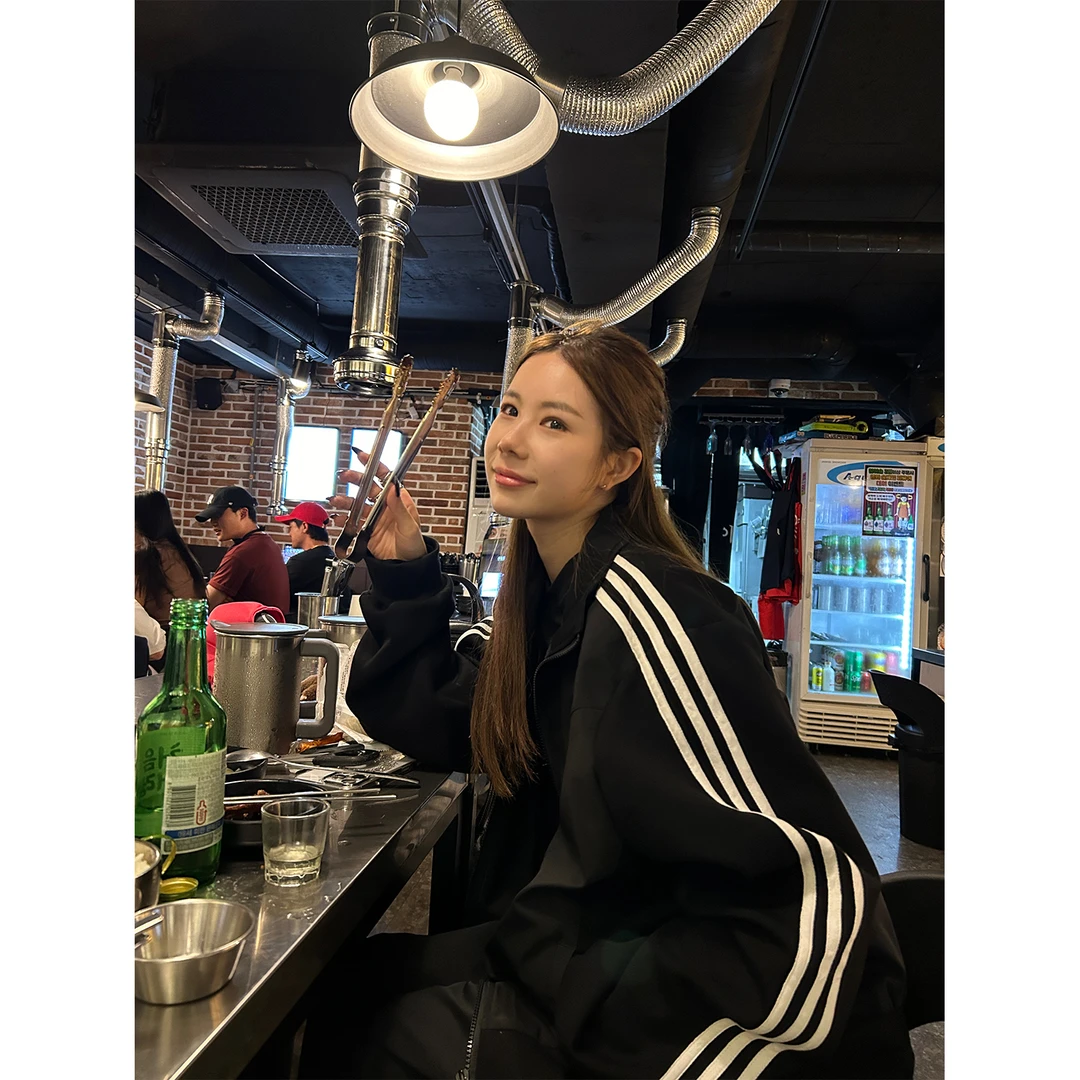 DYANGJUN【本命外套】秋季新款三条杠立领拉链外套