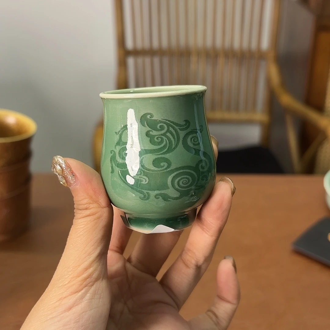 金***光小米茶器龙泉云间青瓷